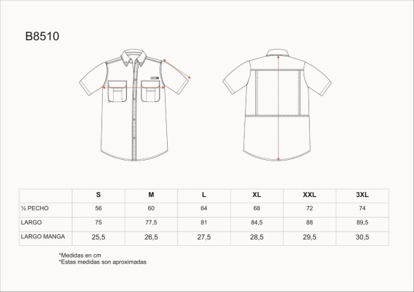 WorTeam Camisas B8510 - Image 14