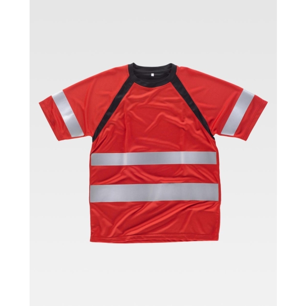 WorkTeam Camiseta C2940 Rojo/Negro