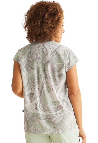 Healing Hands HH Purple Label Scrub Top HH901 MBEF - Image 2