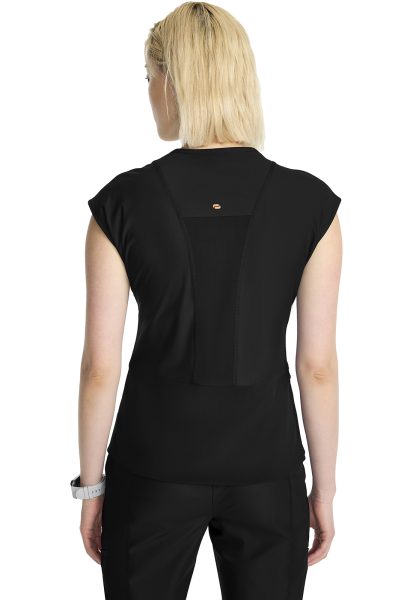 Cherokee Infinity Kinetic Scrub Top IN645 Negro - Image 2