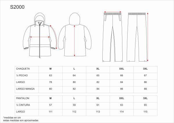 WorkTeam Capa impermeable S2000 Azul Marino - Image 3