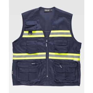 WorkTeam Chaleco S3136 Marino/Amarillo A.V.