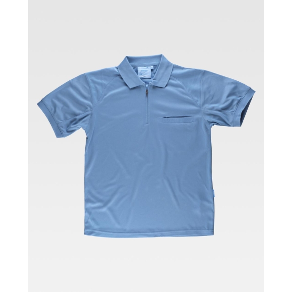 WorkTeam Camisa Polo S6510 Celeste