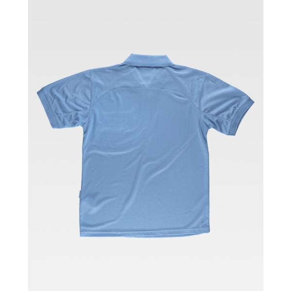 WorkTeam Camisa Polo S6510 Celeste - Image 2