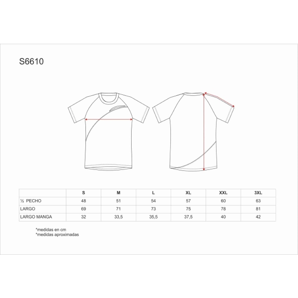 WorkTeam Camiseta S6610 Amarillo A.V - Image 8