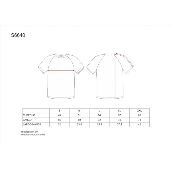WorkTeam Camiseta S6640 Blanco/Naranja A.V - Image 3