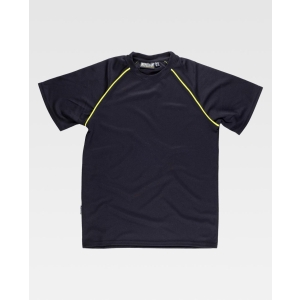 WorkTeam Camiseta S6640 Negro/Amarillo A.V