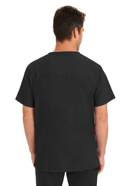 Healing Hands HH Works  Scrub Top 2590 Mathew Negro - Image 4