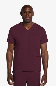 Cherokee Atmos Scrub Top CK719A Vino