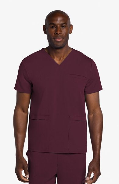 Cherokee Atmos Scrub Top CK719A Vino