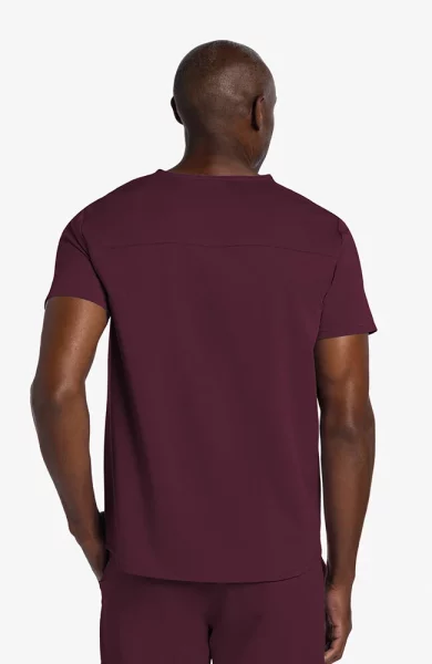 Cherokee Atmos Scrub Top CK719A Vino - Image 2