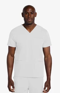 Cherokee Atmos Scrub Top CK719A Blanco