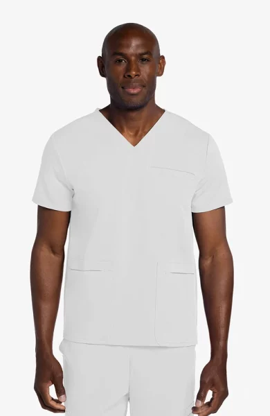 Cherokee Atmos Scrub Top CK719A Blanco